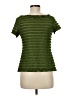 AB Studio Green Short Sleeve Top Size M - photo 2