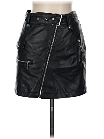 7 For All Mankind Faux Leather Skirt (view 1)