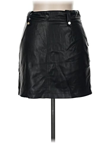 7 For All Mankind Faux Leather Skirt (view 2)