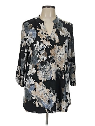 Honeyme 3/4 Sleeve Blouse (view 1)