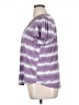Cato 100% Polyester Tie-dye Purple Short Sleeve Blouse Size XL - photo 5