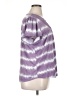 Cato 100% Polyester Tie-dye Purple Short Sleeve Blouse Size XL - photo 4