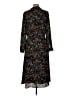 DR2 100% Polyester Print Black Casual Dress Size M - photo 2