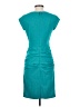 BCBGMAXAZRIA Solid Teal Cocktail Dress Size 4 - photo 2