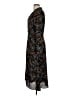 DR2 100% Polyester Print Black Casual Dress Size M - photo 5