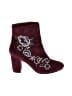 Hippie Laundry Burgundy Ankle Boots Size 8 1/2 - photo 1