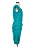BCBGMAXAZRIA Solid Teal Cocktail Dress Size 4 - photo 4