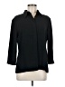 Garfield & Marks Black 3/4 Sleeve Button-Down Shirt Size 8 - photo 1