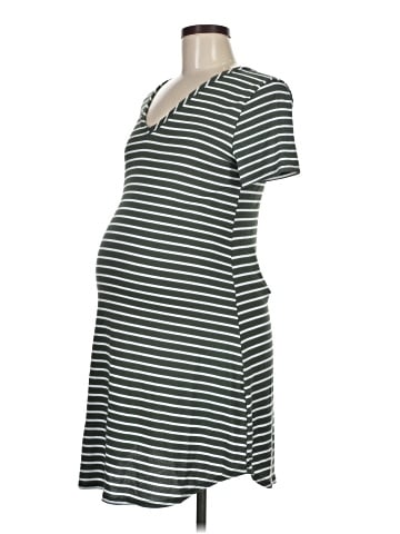 Due Time Maternity Short Sleeve Polo (view 1)