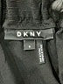 DKNY 100% Polyester Solid Black Formal Skirt Size 8 - photo 4
