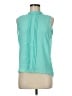 Truth NYC 100% Polyester Teal Sleeveless Blouse Size M - photo 1