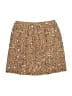 Cider 100% Polyester Tweed Gold Casual Skirt Size S - photo 1