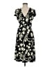 Chadwicks Paisley Black Casual Dress Size 6 - photo 2