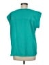 Mango Teal Short Sleeve Top Size M - photo 2