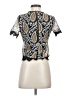 Supply & Demand 100% Polyester Silver Short Sleeve Blouse Size XS - photo 2