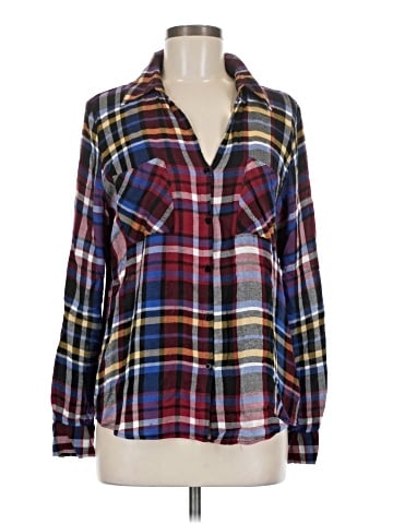 L'Agence Long Sleeve Button-Down Shirt (view 1)