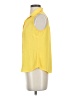 Banana Republic Factory Store 100% Polyester Yellow Sleeveless Blouse Size XS (petite) - photo 5
