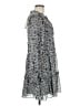 Veronica Beard 100% Silk Multi Color Gray Casual Dress Size 6 - photo 4