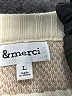 &merci Floral Ivory Pullover Sweater Size L - photo 7