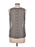 Rose + Olive 100% Polyester Gray Sleeveless Blouse Size M - photo 2