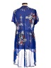 Torrid 100% Polyester Blue Kimono Size Lg Plus (0) - photo 2