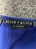 Alice + Olivia 100% Polyester Solid Blue Cocktail Dress Size 6 - photo 4