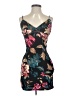 Shein Tropical Black Cocktail Dress Size 4 - photo 1