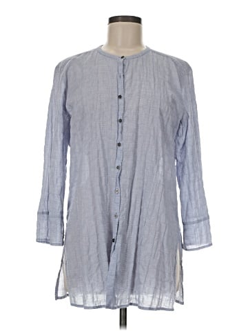 Eileen Fisher 3/4 Sleeve Button-Down Shirt (view 1)