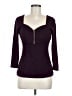Cache Purple 3/4 Sleeve Top Size M - photo 1