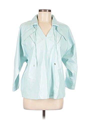 Alfani 3/4 Sleeve Button-Down Shirt (view 1)