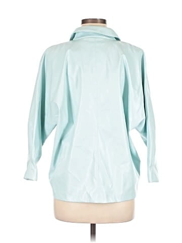 Alfani 3/4 Sleeve Button-Down Shirt (view 2)