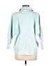 Alfani Teal 3/4 Sleeve Button-Down Shirt Size M - photo 2