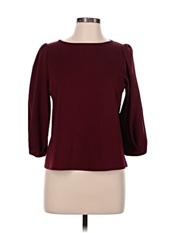 Green Envelope 3/4 Sleeve Top (view 1)