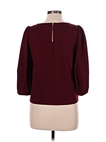 Green Envelope 3/4 Sleeve Top (view 2)