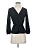 J.Crew 100% Polyester Black 3/4 Sleeve Blouse Size 2 (petite) - photo 1