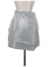 Express 100% Polyester Metallic Silver Casual Skirt Size XXS - photo 2