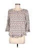 Gap 100% Rayon Ivory 3/4 Sleeve Blouse Size M - photo 1