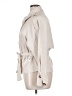 3rd + Malt 100% Polyester Ivory Trenchcoat Size 1X - photo 5