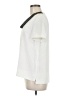 Elie Tahari 100% Polyester Ivory Short Sleeve Top Size M - photo 5