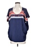 White Birch Blue Short Sleeve T-Shirt Size S - photo 1