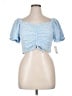 SO Blue Short Sleeve Top Size 1X - photo 1