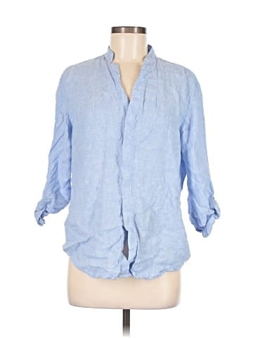 Murano 3/4 Sleeve Button-Down Shirt (view 1)