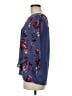 I.N. Studio 100% Polyester Blue 3/4 Sleeve Blouse Size M (petite) - photo 5