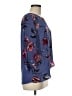 I.N. Studio 100% Polyester Blue 3/4 Sleeve Blouse Size M (petite) - photo 4