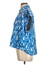 Nine West Blue Sleeveless Button-Down Shirt Size L - photo 5