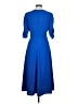 Halston 100% Polyester Blue Casual Dress Size 8 - photo 2