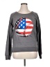 Instant Message Gray Sweatshirt Size XL - photo 1