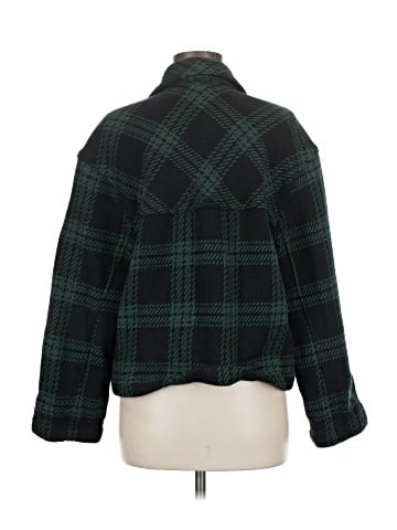 Madewell Flannel Boxy Shirt-Jacket in Plaid (view 2)
