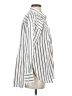 Lands' End Stripes Ivory Long Sleeve Button-Down Shirt Size XS - photo 4