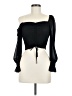 Love Tree 100% Polyester Black 3/4 Sleeve Blouse Size M - photo 1